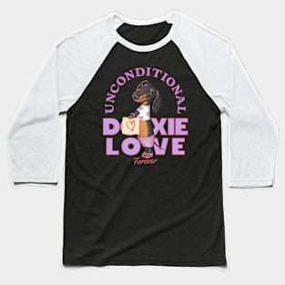 Unconditional Doxie Love Baseball T-Shirt